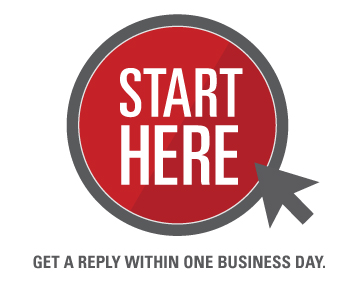 Start here. Get a reply within one business day.